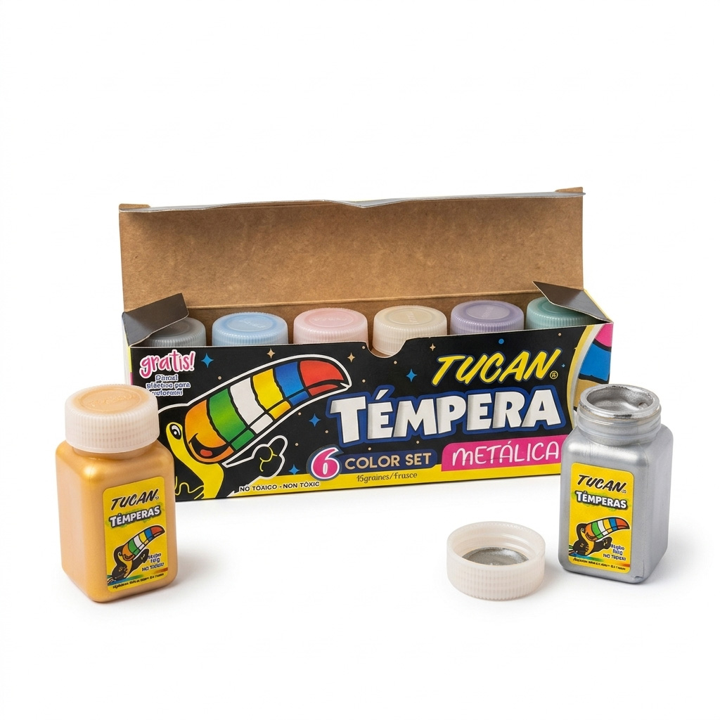 Tempera tucán metálica 6 colores.jpg