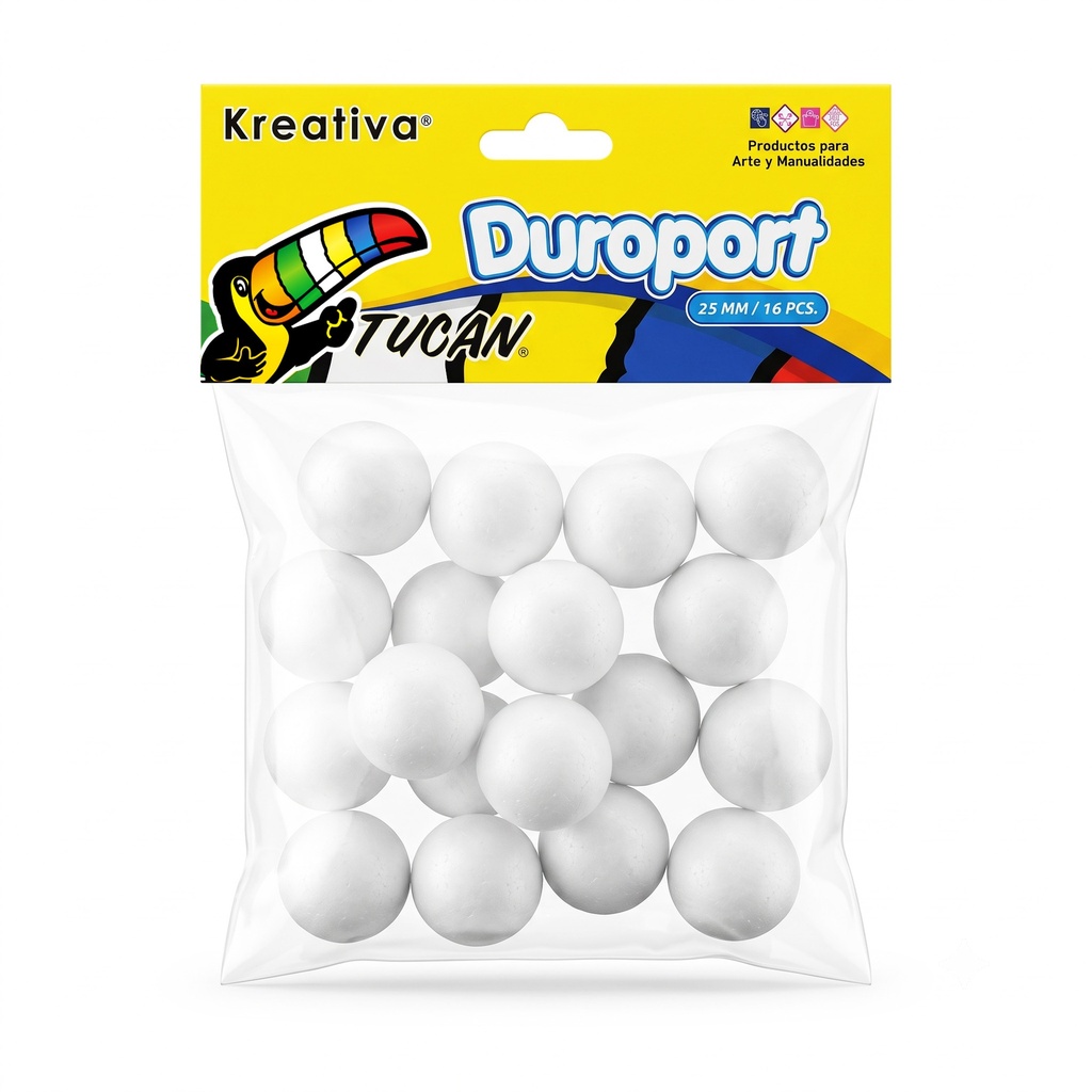 Duroport Bola 25 Mm 16 Unidades