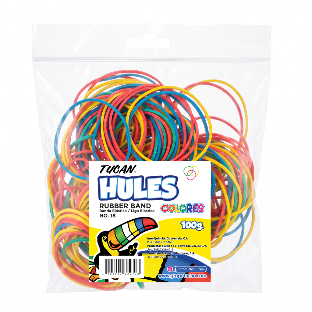 Hules Colores 100 Gramos