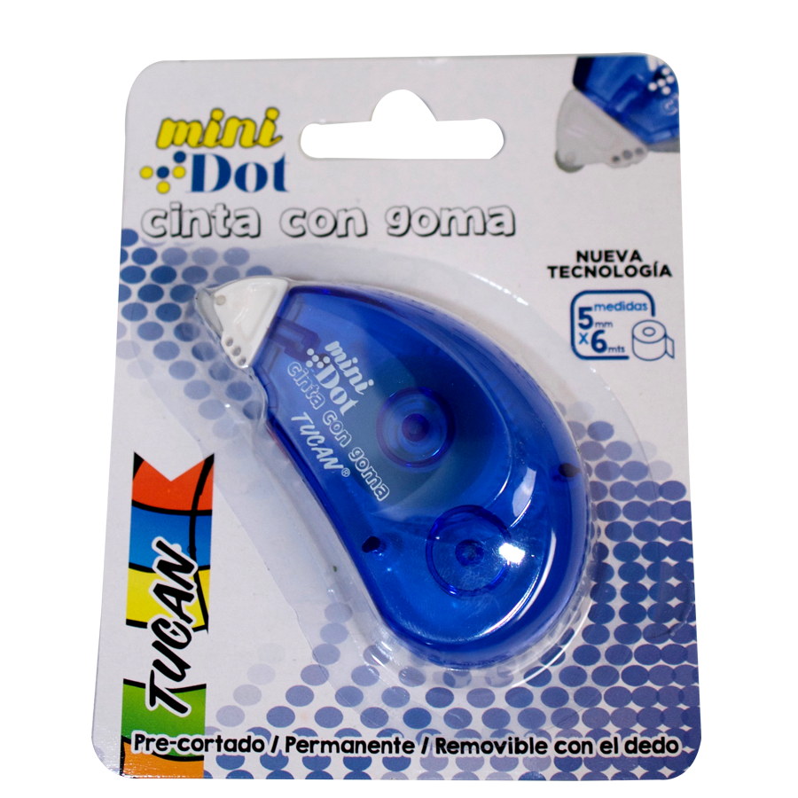 Mini Dot/ Cinta Con Goma 5Mm X 6Mts