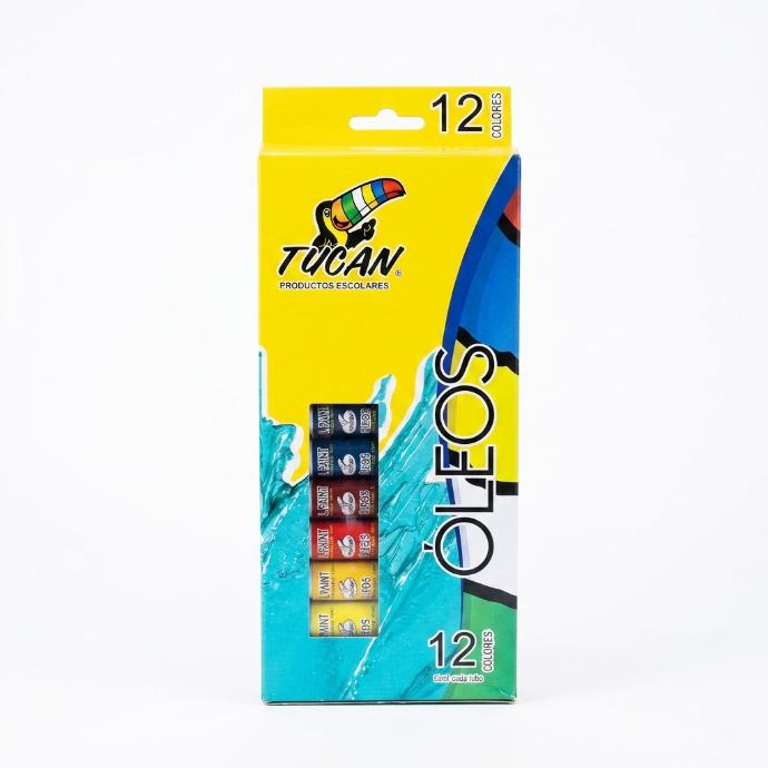 Oleo Tucan En Tubo  12 Ml 12 Colores