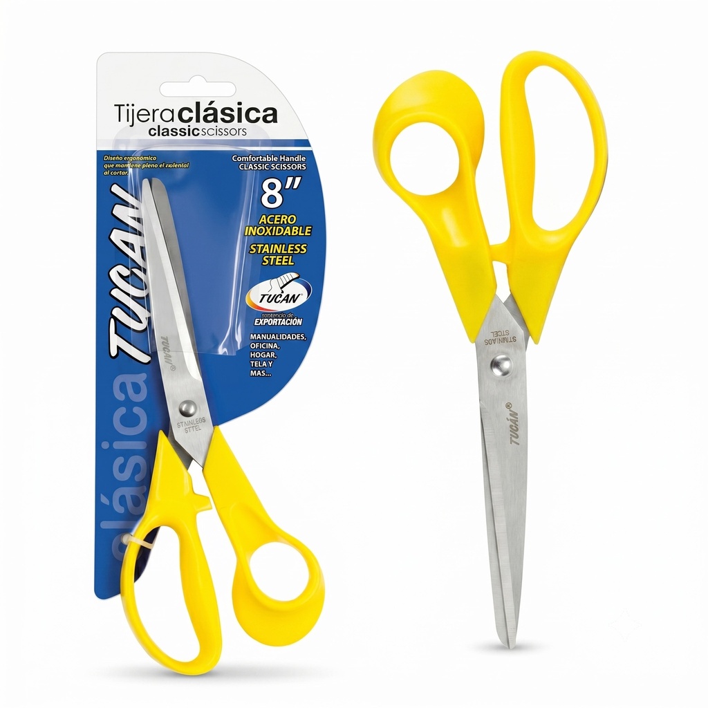 Tijera Clasica 8" Blister