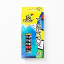 Acuarela En Tubo 12 Ml 12 Colores