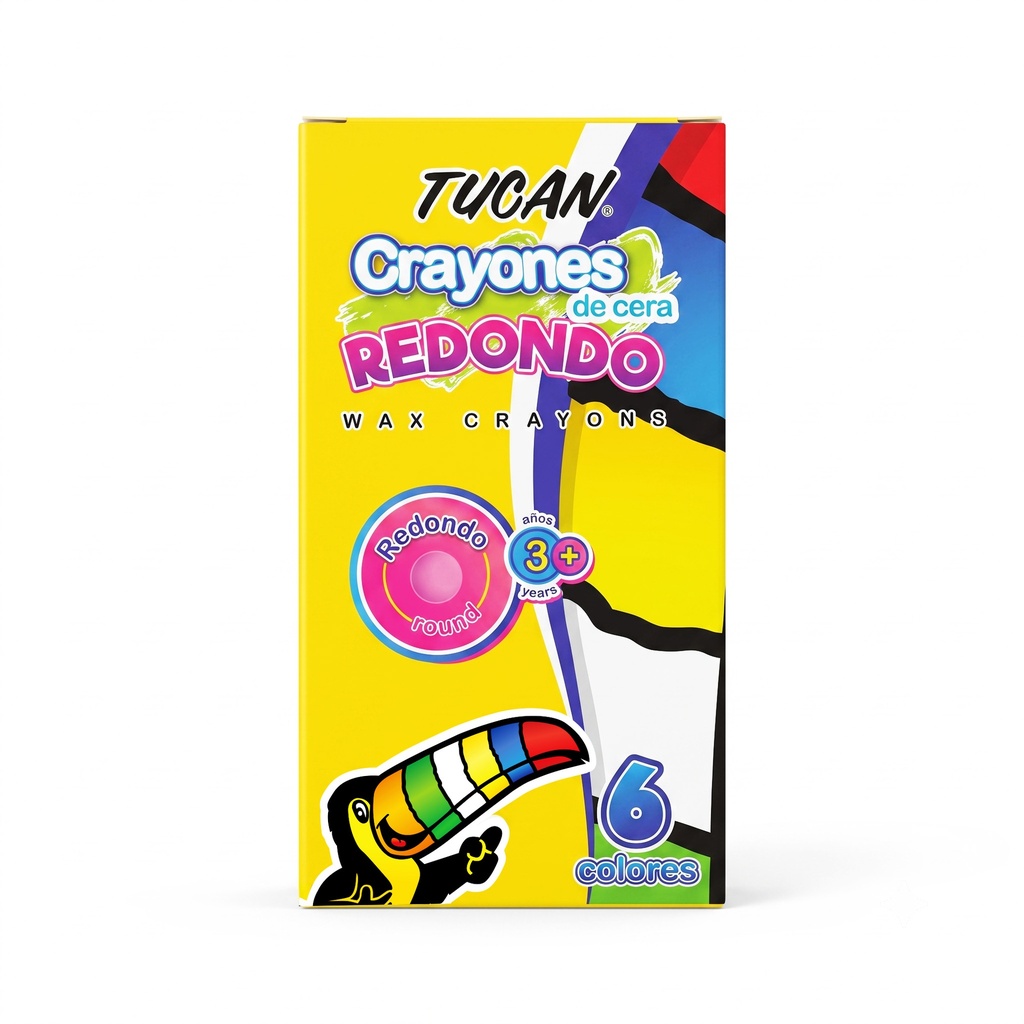 Crayon De Cera Estandar 6 Colores