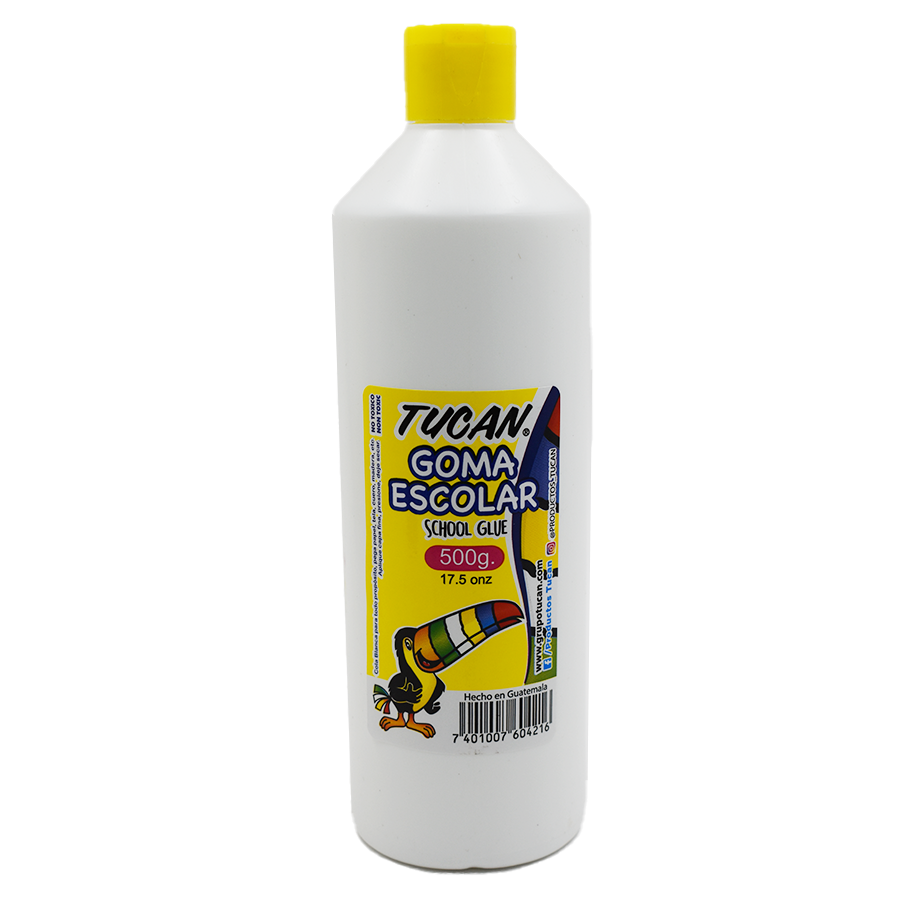 Goma Escolar Blanca 500 Grm.