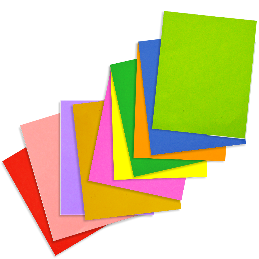 Media Resma Papel Ecológico De Colores