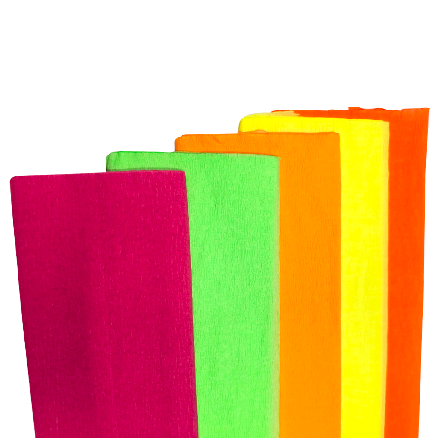 Papel Crepe Ecco Pliego Neon