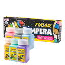 Tempera Tucan Clasica Metálica 6 Colores
