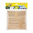 Paleta De Madera Jumbo 80 Pcs Natural
