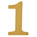 Numero De Madera 20 Cm.