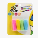 Corrector De Escritura 4 Piezas Tucan